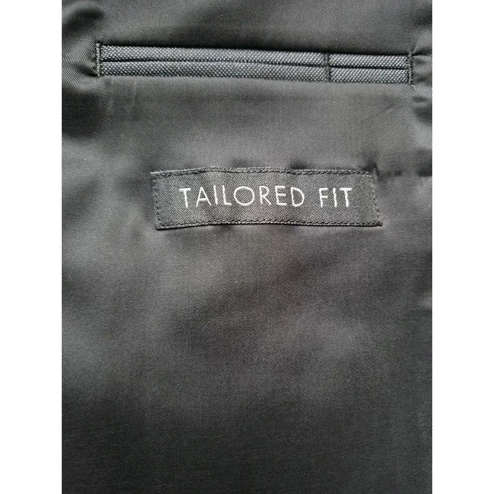 Jos A Bank Mens Tailored Fit Wool Sports Coat 44R Gray 2 Button Blazer G801